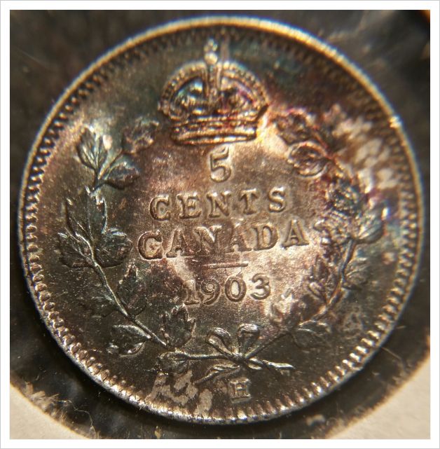 1903-Canadian-5-Cent-Shifted-Die-Small-H.